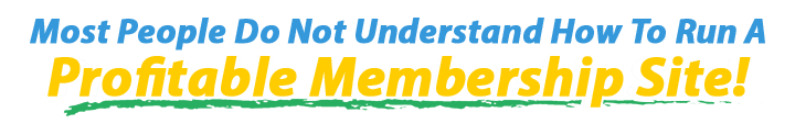 Profitable membership site graphic #1