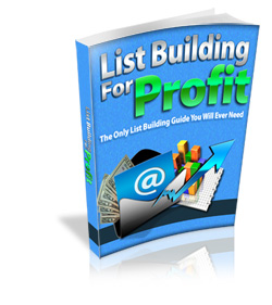 List-Building-For-Profit-250 Ebook Graphic