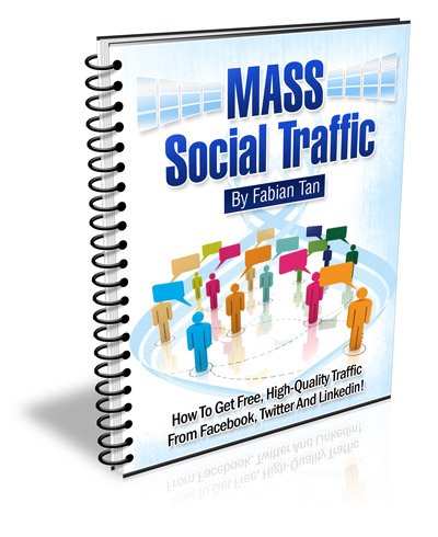 Mass Social Traffic E book graphic
