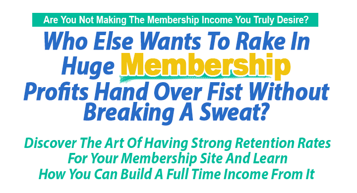 Million Dollar Membership Site Header Graphic