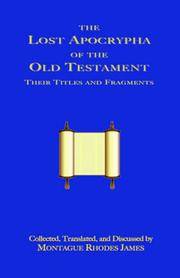 The Lost Apocrypha Of the Oldtestament
